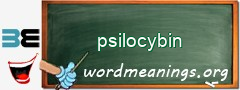 WordMeaning blackboard for psilocybin